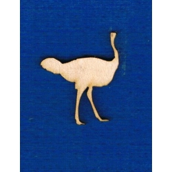 Struś  3x3,5cm   ( seria: safari  )